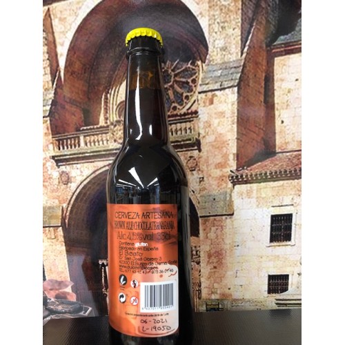 Cerveza Soriana chocolate y naranja  33 cl 4,5% vol