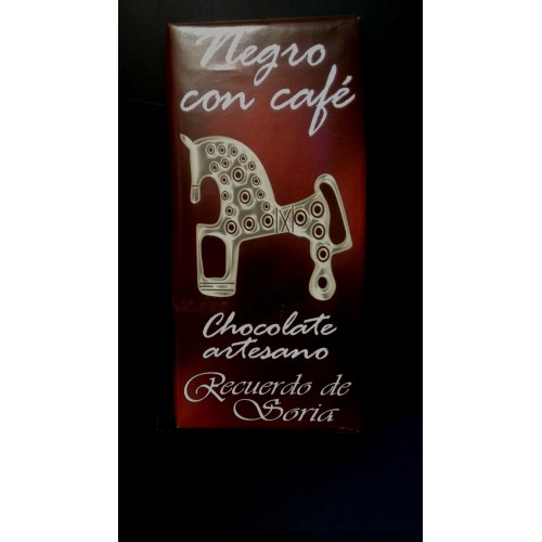 Chocolate negro con café 125 gr