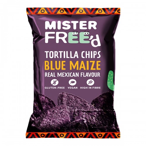 Tortilla chips de maíz azul Mister Free´d 135 gr