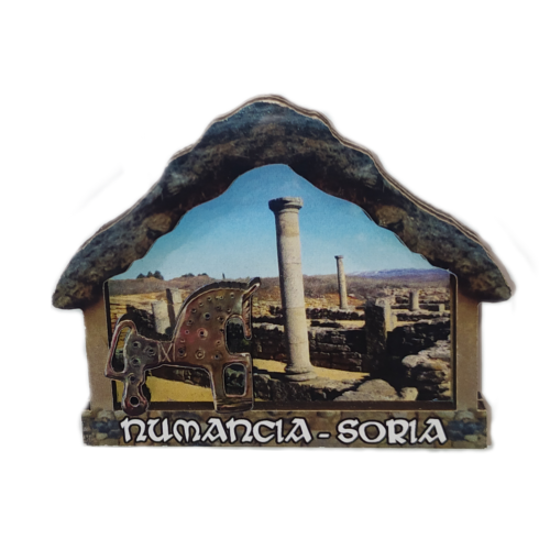 Imán ruinas de Numancia + Caballo de Soria